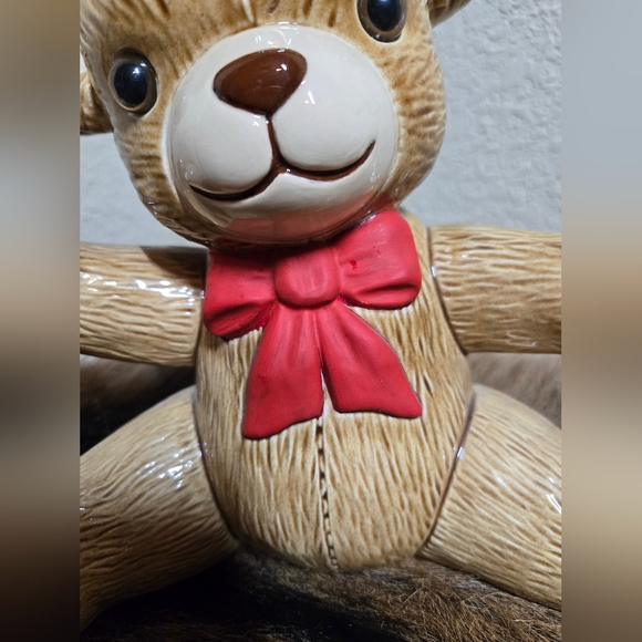 Vintage Ceramic Teddy Bear Set Of 3 - Picture 6 of 7